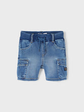 Load image into Gallery viewer, Jeans Short Indigo Dyed
