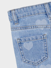 Load image into Gallery viewer, Jeans Short Hearts
