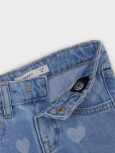 Load image into Gallery viewer, Jeans Short Hearts
