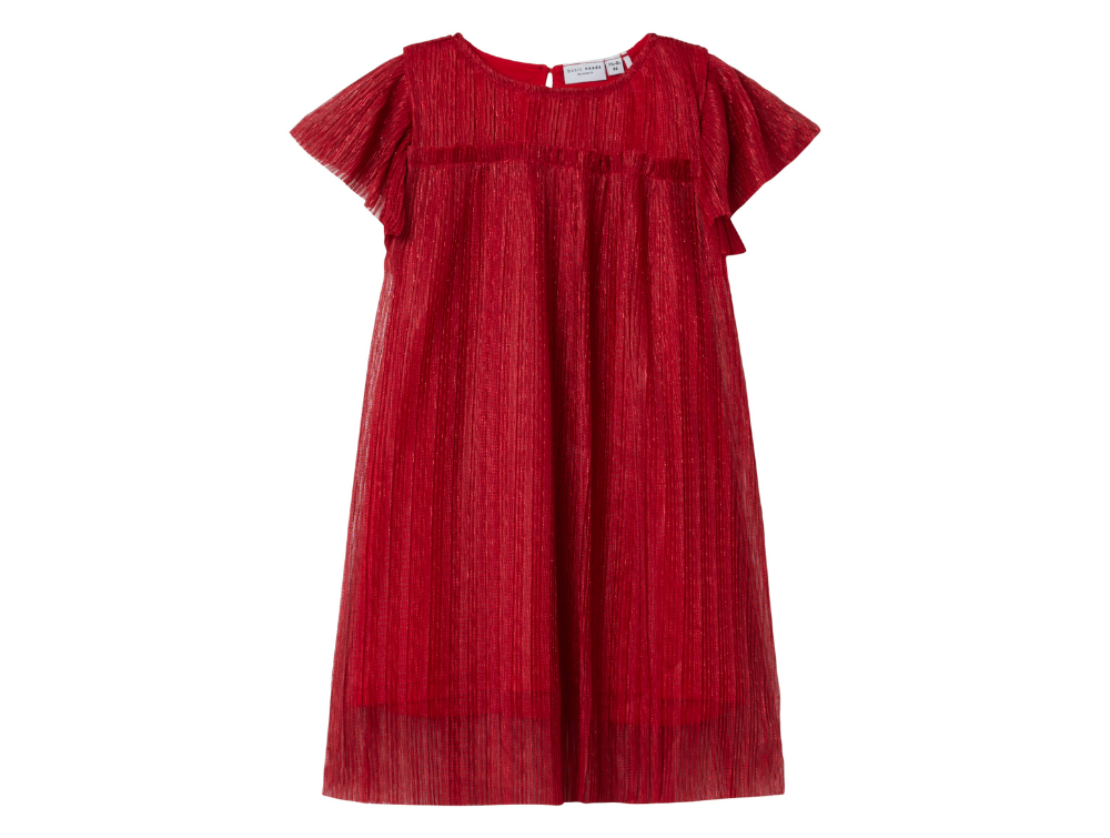 Dress Capsleeve Jester Red – Kiekebooh!