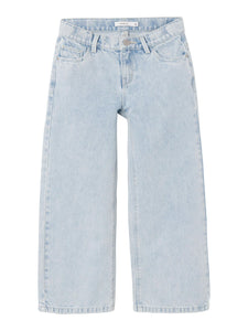 Jeans Wide Light Blue Denim