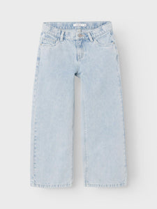 Jeans Wide Light Blue Denim