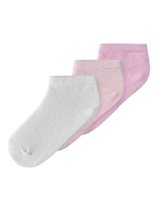 Sock Footie 3 pc Pink