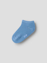 Load image into Gallery viewer, Sock Footie 3 pc Blue
