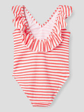 Load image into Gallery viewer, Swimsuit Stripes Ruffle

