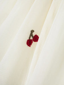 Skirt Tulle Cherries