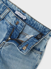Load image into Gallery viewer, Short Jeans Rhinestones
