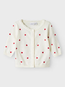 Cardigan Knit Hearts, 2 colors