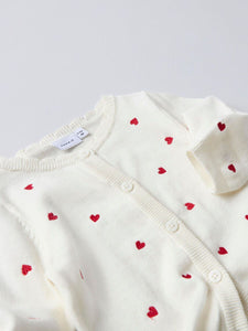 Cardigan Knit Hearts, 2 colors
