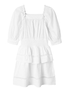 Dress 2/4 Sleeve Ruche