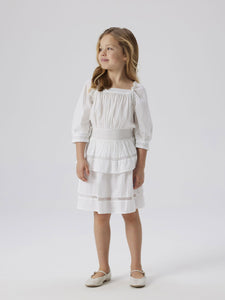 Dress 2/4 Sleeve Ruche