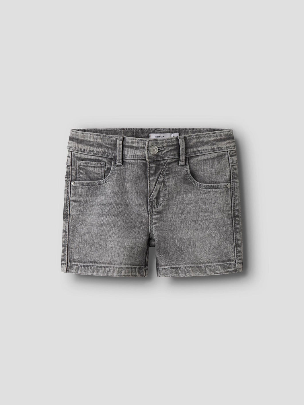 Jeans Short Denim Light Grey