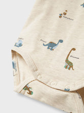Load image into Gallery viewer, Romper Longsleeve Baby Dino
