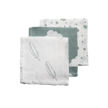 Load image into Gallery viewer, Hydrophilic Multi Cloths Dots Stone Green (3 pcs)
