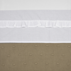 Sheet 100*150 Ruffle White