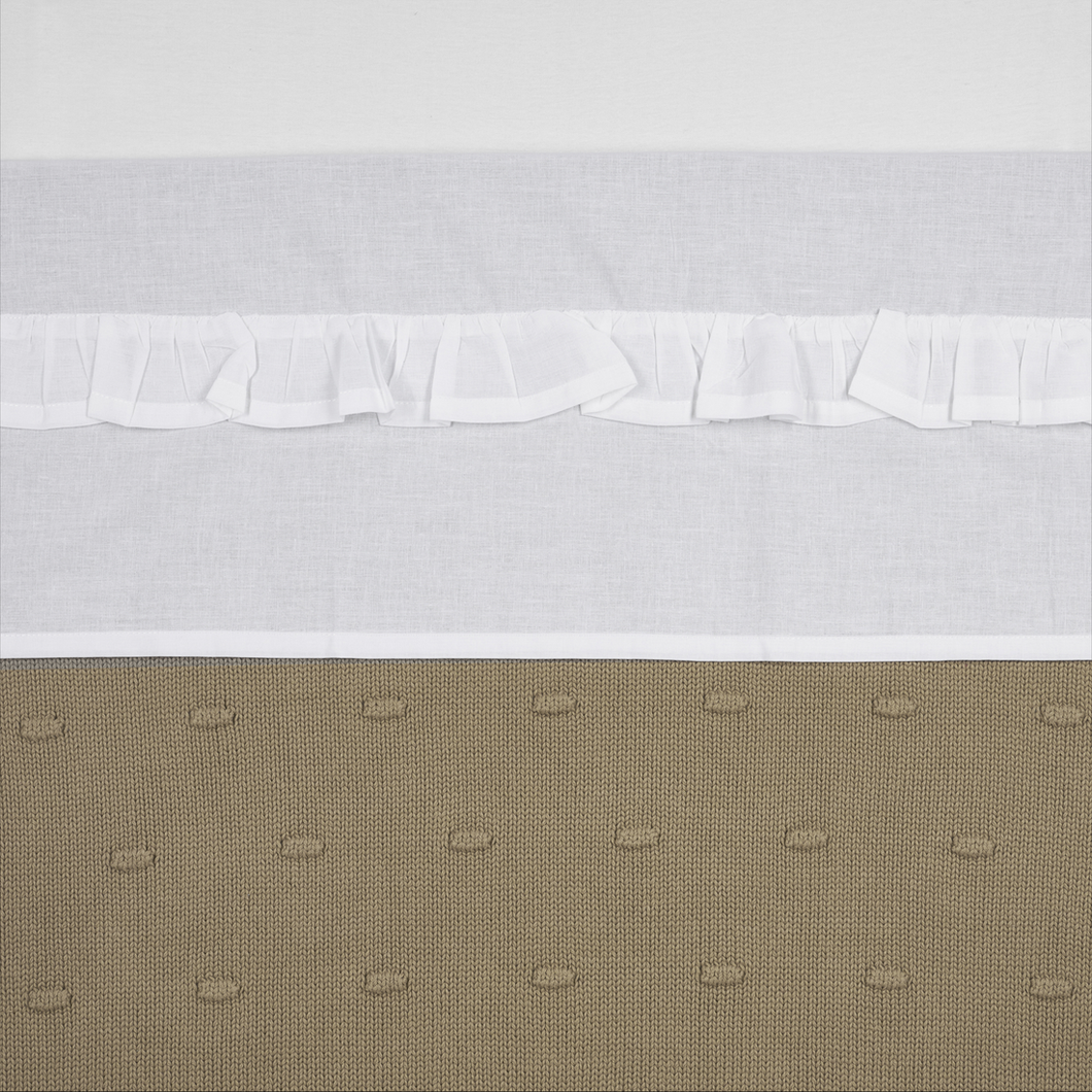 Sheet 100*150 Ruffle White