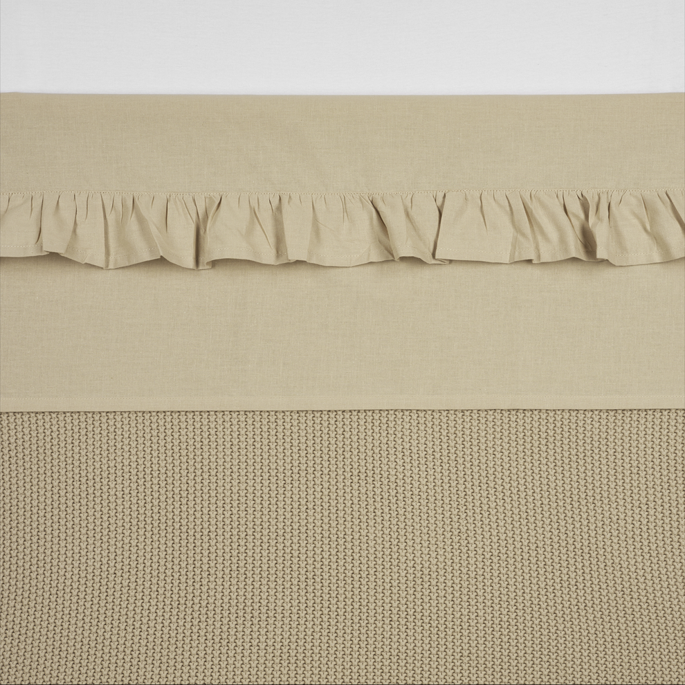 Sheet 75*100 Ruffle Sand