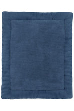 Load image into Gallery viewer, Playpen 77*97 cm Waffle Teddy Indigo
