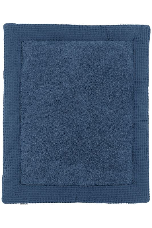 Playpen 77*97 cm Waffle Teddy Indigo