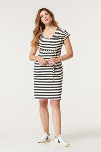 Maternity Dress Nursing Stripes