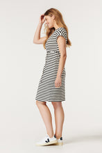 Load image into Gallery viewer, Maternity Dress Nursing Stripes
