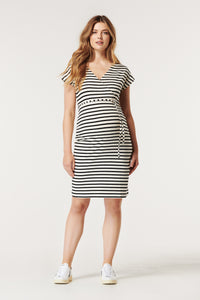 Maternity Dress Nursing Stripes