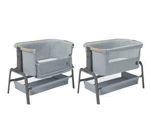 Bedside Sleeper Iora Eco Beyond Grey - Co Sleeper