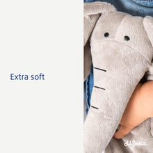 Load image into Gallery viewer, Cuddle flat plush toy - Elephant Elliot -Soft
