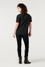 Load image into Gallery viewer, Maternity Jeans Skinny Over the Belly Black Denim
