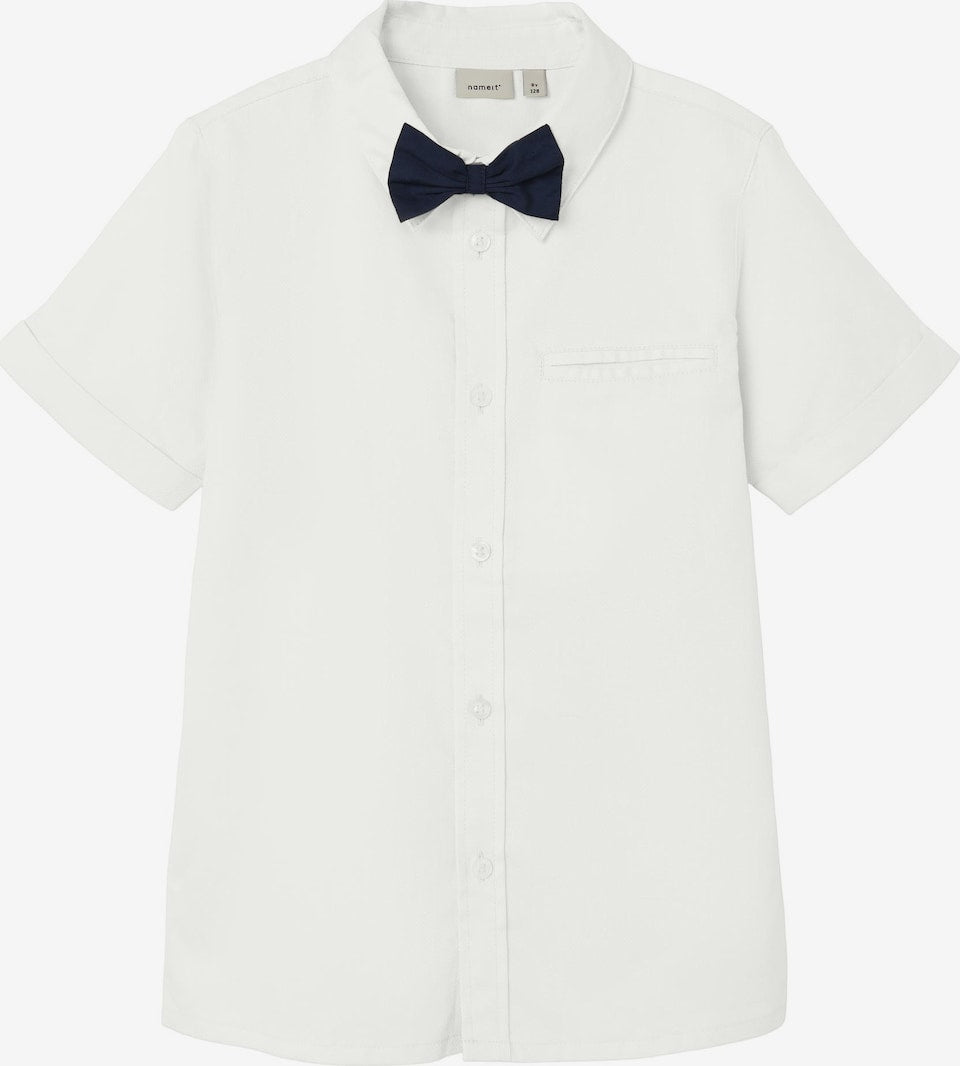 Blouse Bright White Bow