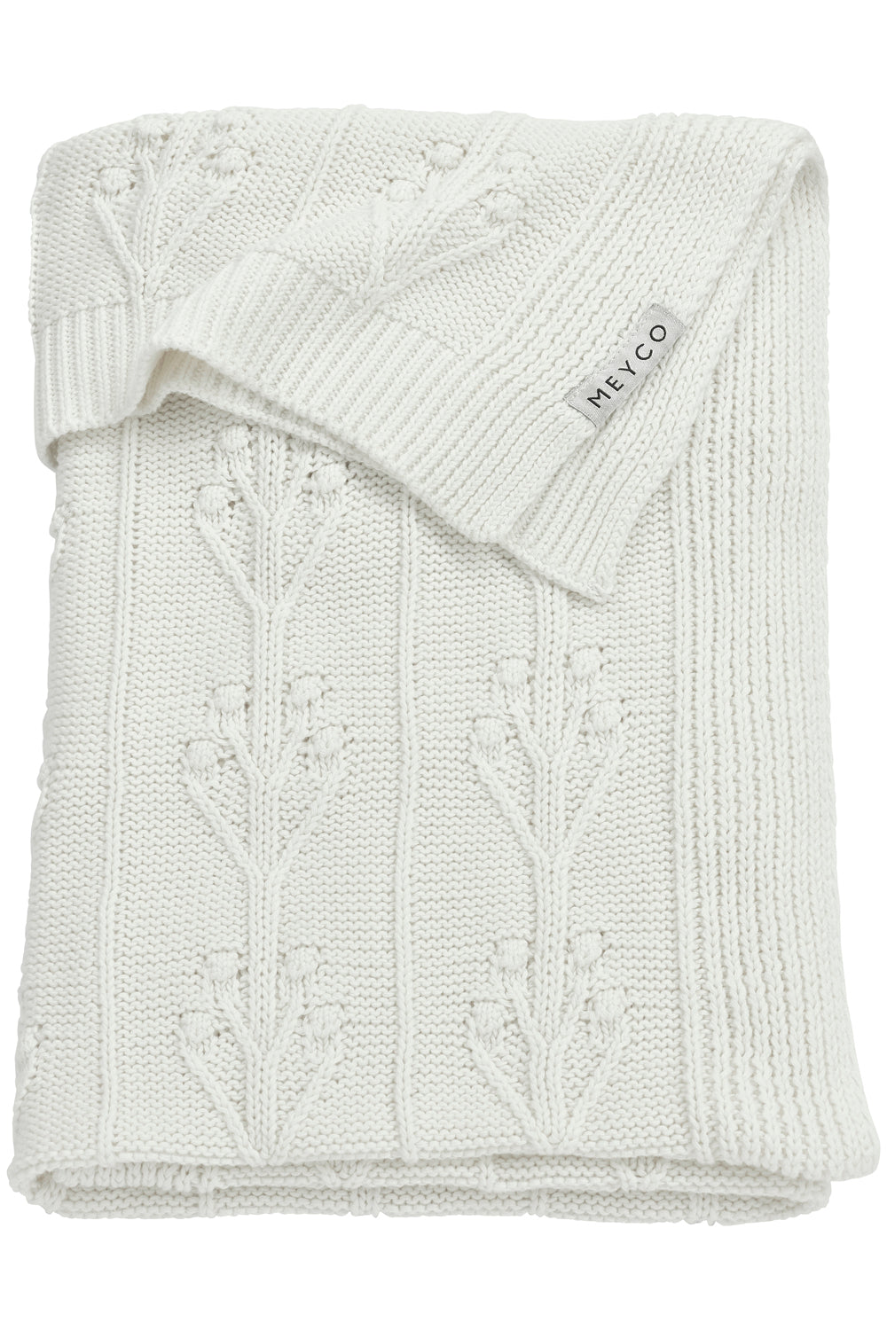 Blanket 75*100 Romantic Flower Offwhite