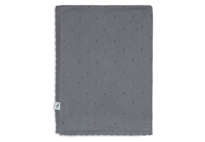 Blanket 100*150 Pointelle Storm Grey