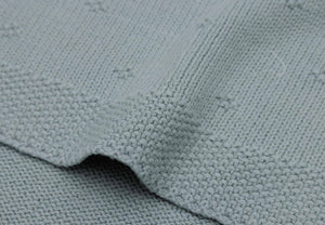Blanket 75*100 Cosy Knit Sea Green