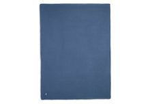 Load image into Gallery viewer, Blanket 100*150 Basic Knit Fleece Jeans Blue
