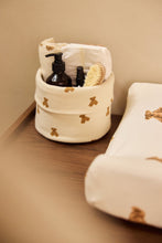 Load image into Gallery viewer, Changing Table Basket Teddy bear Mini Little Waffle
