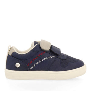 Sneakers Navy Blue with Adjustable Fastenings