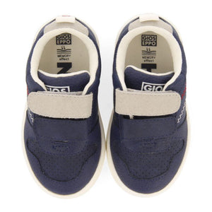 Sneakers Navy Blue with Adjustable Fastenings