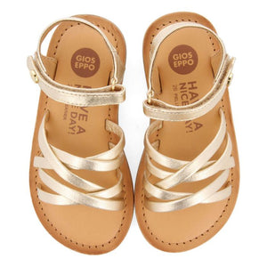 Sandals metallic Gold Straps