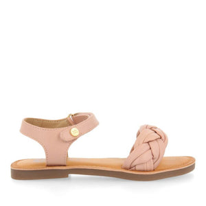 Sandal Braided Tan & Pink