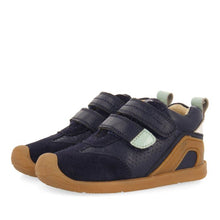 Load image into Gallery viewer, Shoes PODOLOGIC Leather Navy Blue
