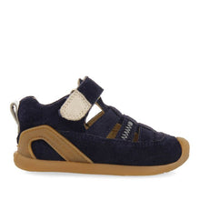 Load image into Gallery viewer, Sandal Leather Multi Strap Navy Blue

