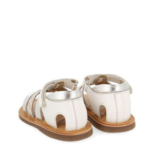 Sandals Leather Multi Strap White