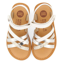 Load image into Gallery viewer, Sandal Leather Multi Strap White
