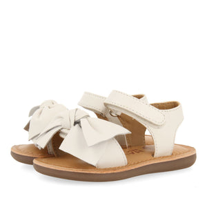 Sandals Bow White