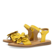 Load image into Gallery viewer, Sandal Yellow Flower
