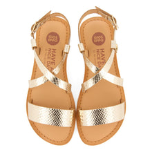 Load image into Gallery viewer, Sandals Straps Gold
