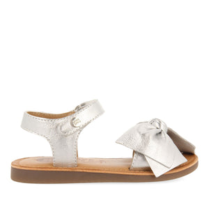 Sandals Bow Silver