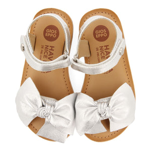 Sandals Bow Silver