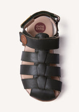 Load image into Gallery viewer, Barefoot Sandal Leather Crab Kaki &amp; Marino
