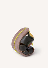 Load image into Gallery viewer, Barefoot Sandal Leather Crab Kaki &amp; Marino
